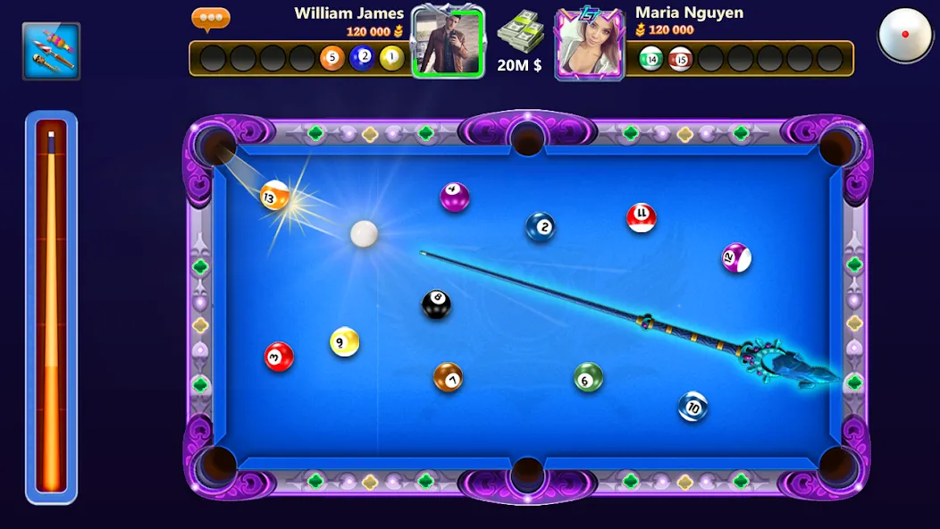 Взломанная 8 Ball Offline - Billiard Pool на Андроид — Без рекламы и бесконечные монеты — скриншот 2 Взломанная 8 Ball Offline - Billiard Pool на Андроид — Без рекламы и бесконечные монеты — скриншот 2