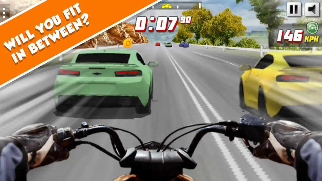 Взломанная Highway Rider Extreme - 3D Mot на Андроид — Безлимитные деньги и открыты все мотоциклы — скриншот 2