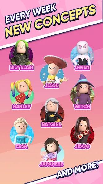 Скачать Famous Fashion - Dress Up Game MOD APK — Безлимитные деньги и всё открыто — скриншот 1