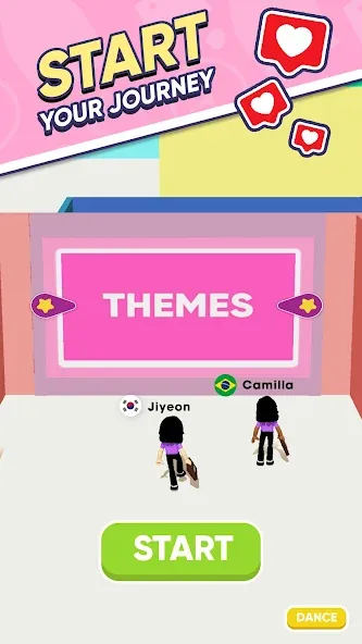 Скачать Famous Fashion - Dress Up Game MOD APK — Безлимитные деньги и всё открыто — скриншот 2