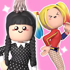 Скачать Famous Fashion - Dress Up Game MOD APK — Безлимитные деньги и всё открыто