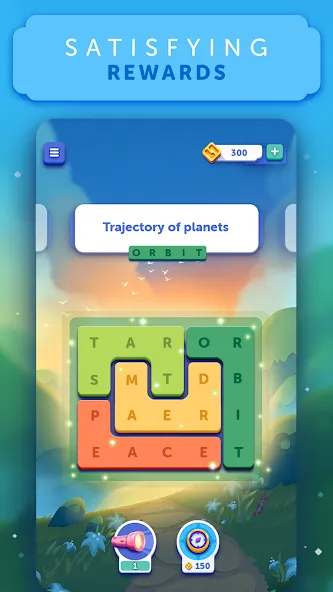 Word Lanes: Relaxing Puzzles — Взломанная версия (Без рекламы и подсказки доступны) — скриншот 3