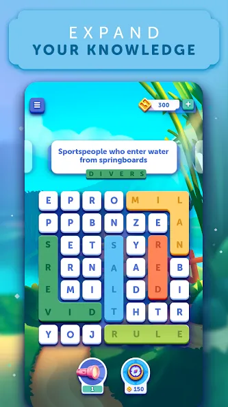 Word Lanes: Relaxing Puzzles — Взломанная версия (Без рекламы и подсказки доступны) — скриншот 5