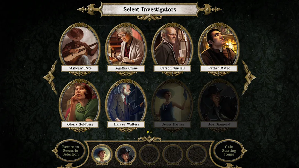 Взлом Mansions of Madness — Безлимитные ресурсы и открыты все сценарии — скриншот 3