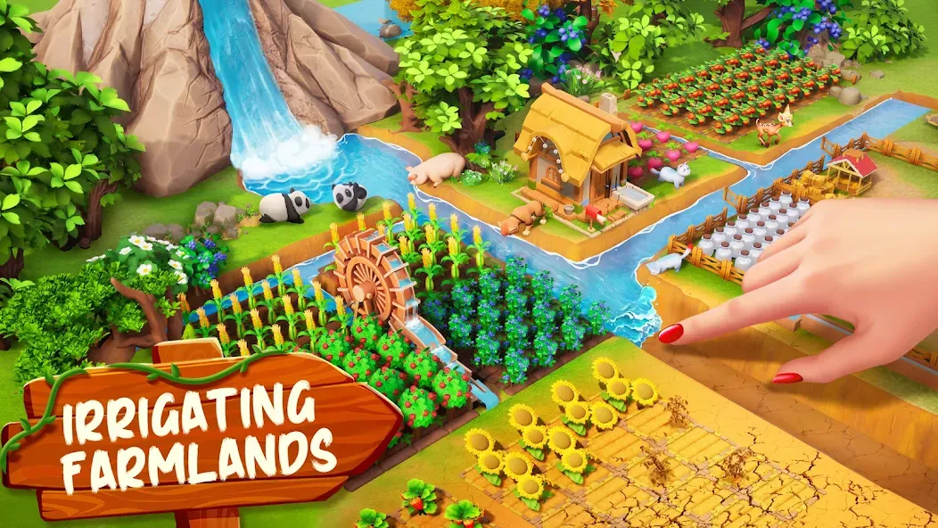 Family Farm Adventure — Мод: Безлимитные деньги и ресурсы — скриншот 2
