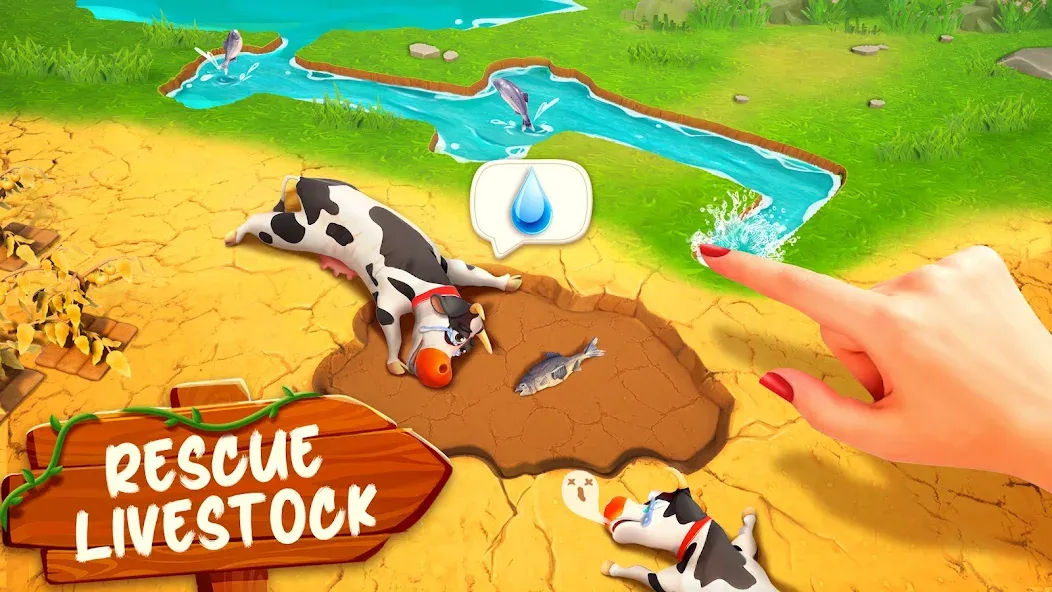 Family Farm Adventure — Мод: Безлимитные деньги и ресурсы — скриншот 5