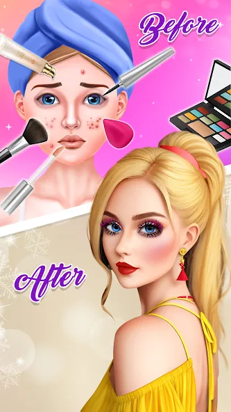 Скачать Fashion Show: Dress up Games на Android — Безлимитные деньги и все наряды — скриншот 3