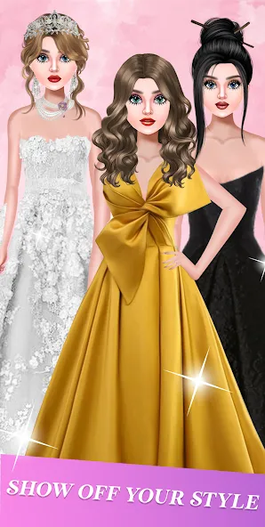 Скачать Fashion Show: Dress up Games на Android — Безлимитные деньги и все наряды — скриншот 5