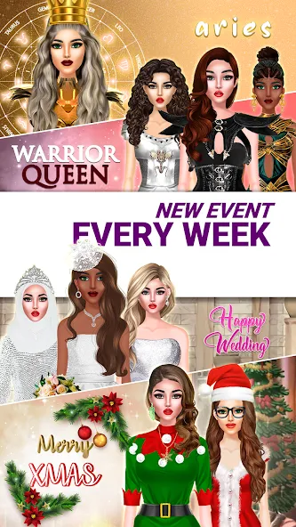 Super Stylist: Dress Up Games — Мод: Безлимитные деньги и все наряды открыты — скриншот 5 Super Stylist: Dress Up Games — Мод: Безлимитные деньги и все наряды открыты — скриншот 5