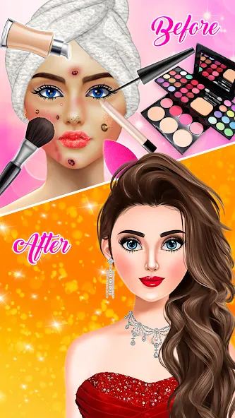 Скачать Super Stylist-Fashion Games на Android — Безлимитные деньги и все наряды — скриншот 2