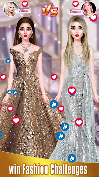 Скачать Super Stylist-Fashion Games на Android — Безлимитные деньги и все наряды — скриншот 3