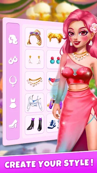 Скачать Fashion Nova: Merge & Stylist — Модификация Безлимитные деньги и энергия — скриншот 2 Скачать Fashion Nova: Merge & Stylist — Модификация Безлимитные деньги и энергия — скриншот 2
