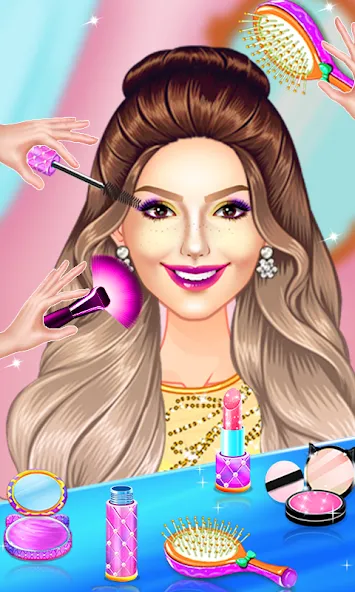 Makeup idol:Doll makeover 2024 — Мод: Безлимитные деньги и все наряды — скриншот 2