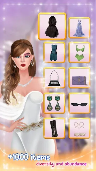 Скачать Fashion Stylist: Dress Up Game — Безлимитные деньги и всё открыто — скриншот 1