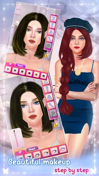 Скачать Fashion Stylist: Dress Up Game — Безлимитные деньги и всё открыто — скриншот 2