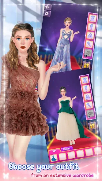 Скачать Fashion Stylist: Dress Up Game — Безлимитные деньги и всё открыто — скриншот 3