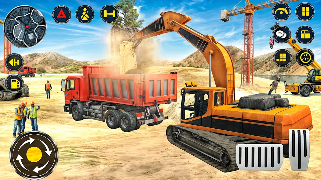 Heavy Excavator Simulator PRO MOD APK — Безлимитные деньги и топливо — скриншот 3