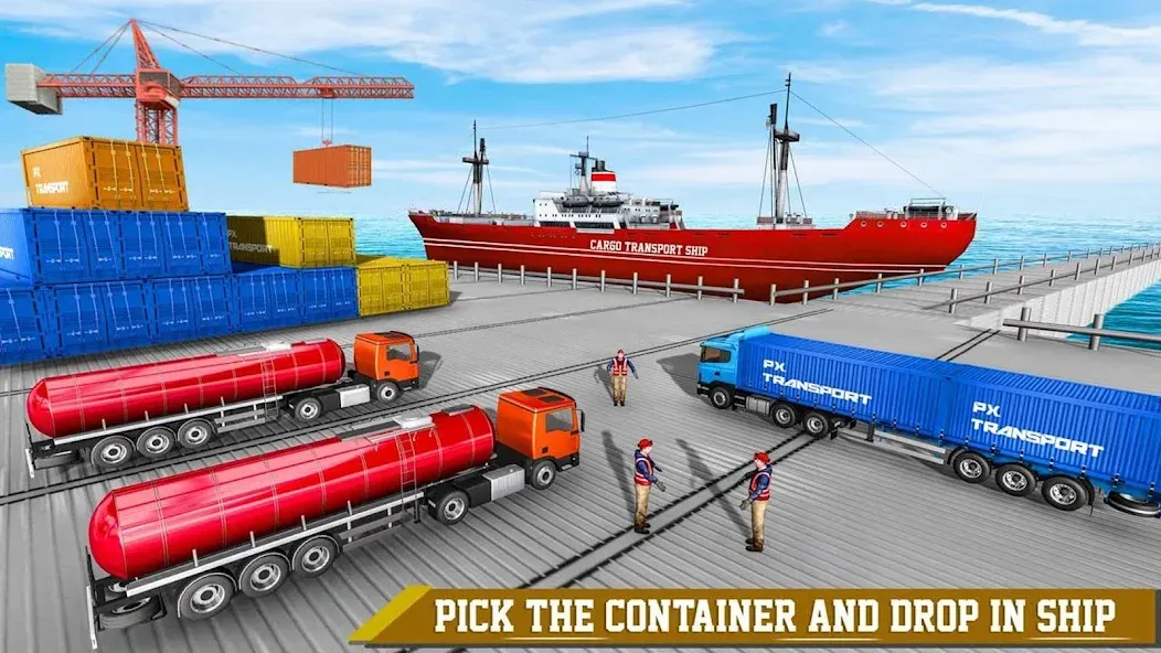 Cargo Transport Truck Driving — Взломанная версия (Безлимитные деньги и топливо) — скриншот 4