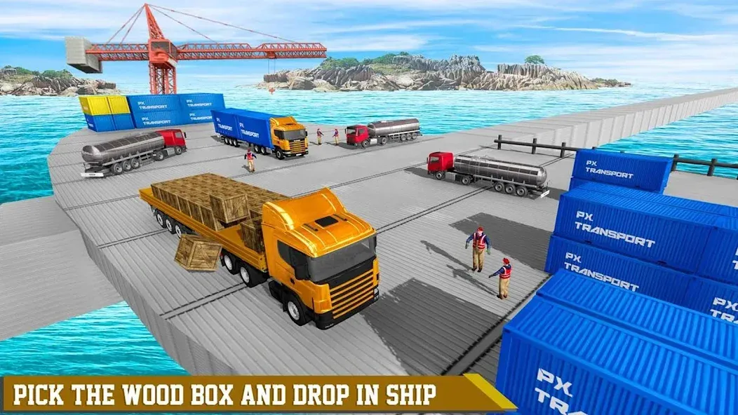 Cargo Transport Truck Driving — Взломанная версия (Безлимитные деньги и топливо) — скриншот 5