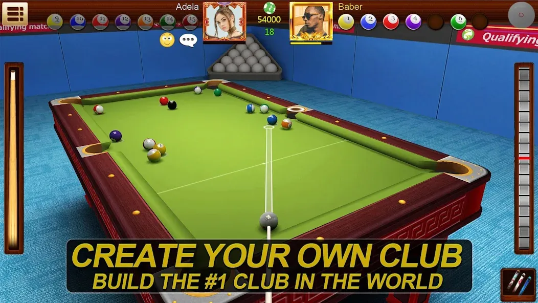 Скачать Real Pool 3D Online 8Ball Game на Андроид — Безлимитные монеты и разблокированные столы — скриншот 2