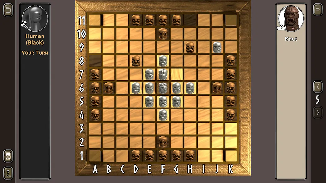 Hnefatafl — Взломанная версия (Без рекламы и все уровни открыты) — скриншот 3