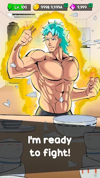 Скачать Food Fighter Clicker Games — Модификация Много денег и энергии — скриншот 5