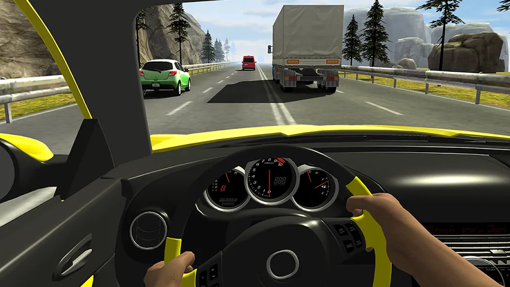 Racing in Car 2 Mod APK Безлимитные деньги и топливо — Скачать на Андроид — скриншот 5