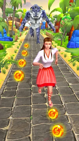 Jungle Run Temple Escape Games — Мод: Безлимитные монеты и все уровни открыты — скриншот 2 Jungle Run Temple Escape Games — Мод: Безлимитные монеты и все уровни открыты — скриншот 2