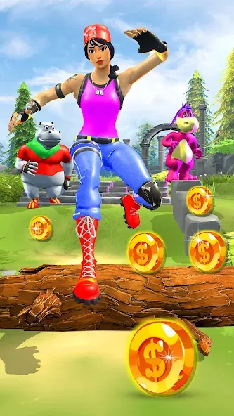 Jungle Run Temple Escape Games — Мод: Безлимитные монеты и все уровни открыты — скриншот 3 Jungle Run Temple Escape Games — Мод: Безлимитные монеты и все уровни открыты — скриншот 3