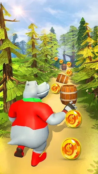 Jungle Run Temple Escape Games — Мод: Безлимитные монеты и все уровни открыты — скриншот 4 Jungle Run Temple Escape Games — Мод: Безлимитные монеты и все уровни открыты — скриншот 4