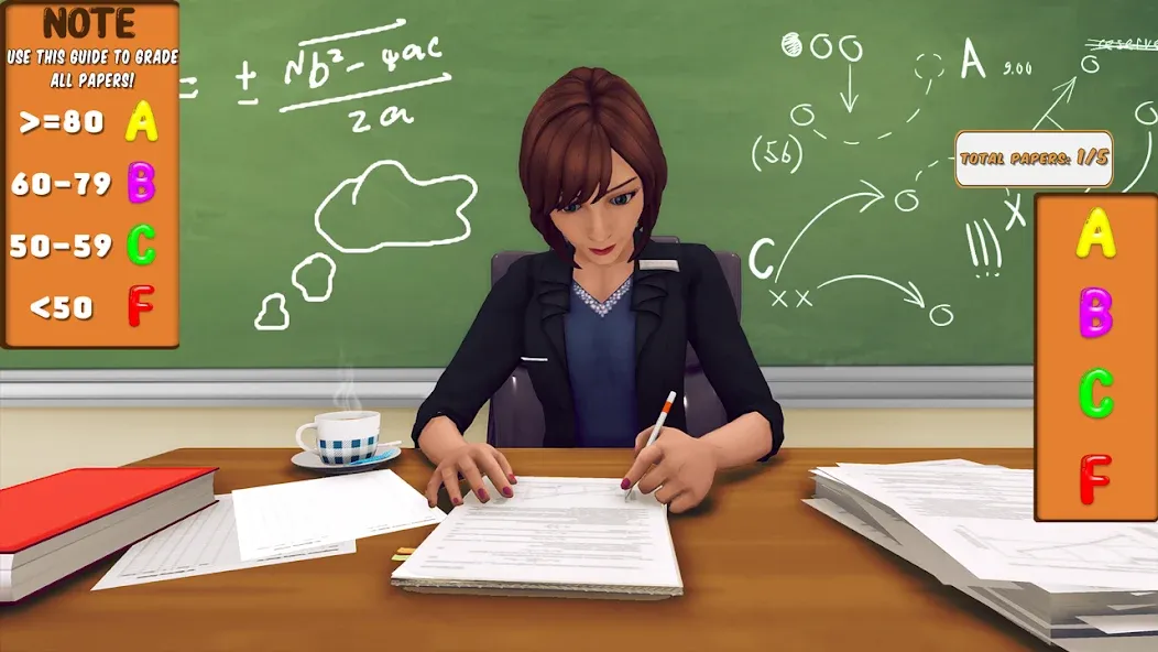 Скачать взлом High School Teacher Simulator на Андроид — Безлимитные деньги и все предметы открыты — скриншот 3