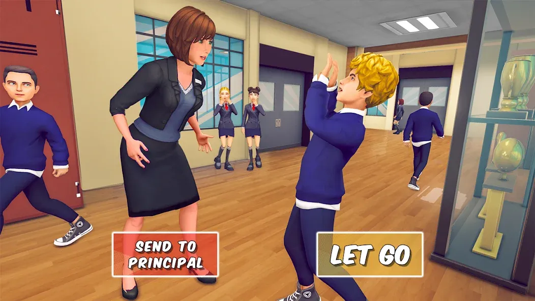 Скачать взлом High School Teacher Simulator на Андроид — Безлимитные деньги и все предметы открыты — скриншот 5