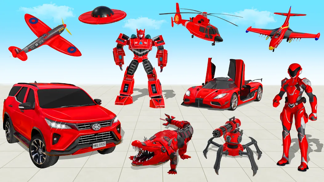 Взлом Flying Prado Car Robot Game — Безлимитные деньги и полёт — скриншот 5 Взлом Flying Prado Car Robot Game — Безлимитные деньги и полёт — скриншот 5