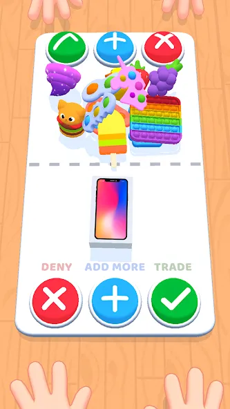 Скачать Fidget Toys Trading・Pop It 3D на Андроид — Безлимитные деньги и все игрушки — скриншот 5