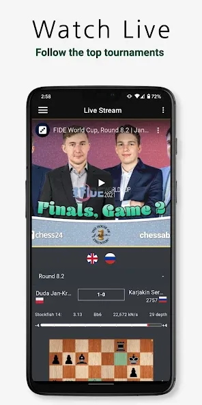 Chessify: Scan & Analyze chess на Андроид — Мод Разблокированы премиум функции — скриншот 5