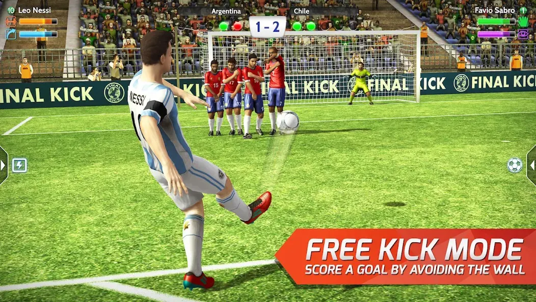 Скачать Final Kick: Online Soccer — Последняя версия (Безлимитные деньги и все команды) — скриншот 2