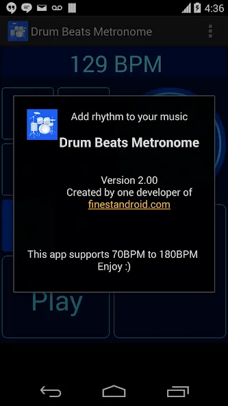 Скачать Drum Beats Metronome — Точный ритм и без рекламы — скриншот 4