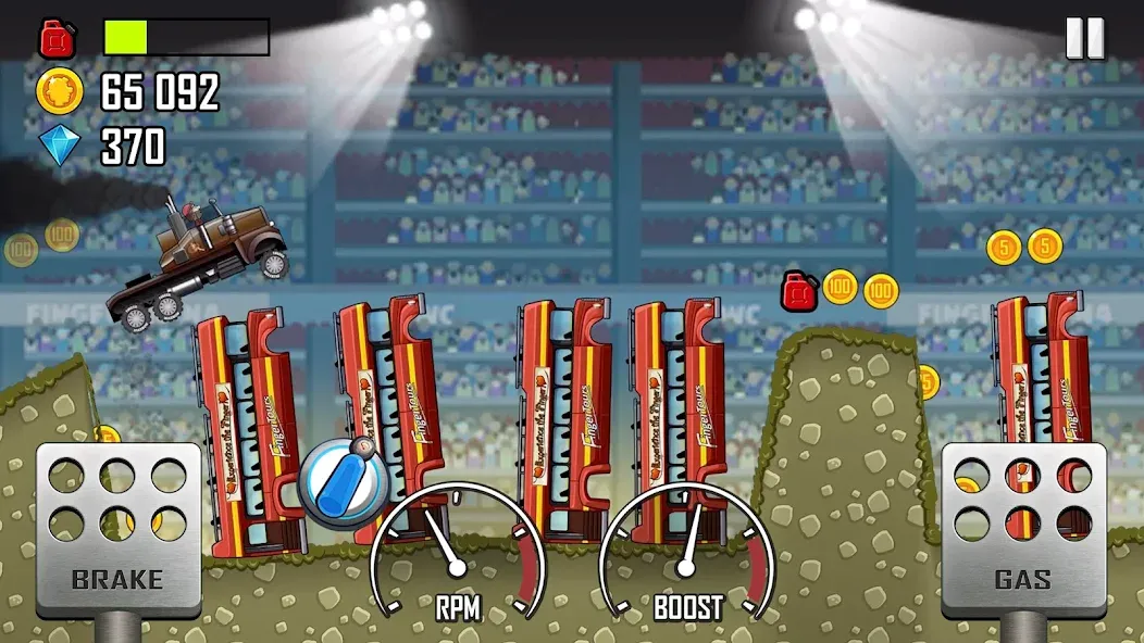 Hill Climb Racing на Андроид — Безлимитные деньги и топливо — скриншот 4