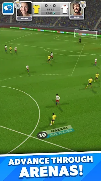 Score! Match - PvP Soccer MOD APK на Android — Безлимитные деньги и усиленные игроки — скриншот 3 Score! Match - PvP Soccer MOD APK на Android — Безлимитные деньги и усиленные игроки — скриншот 3