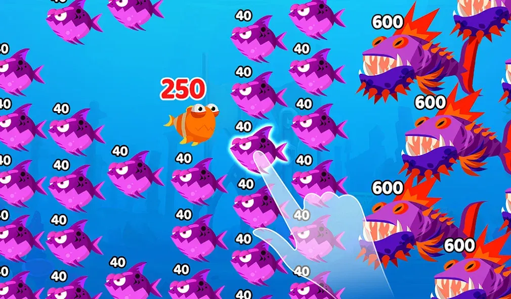 Взлом Fish Town IO: Mini Aquarium — Безлимитные монеты и рыбки — скриншот 4
