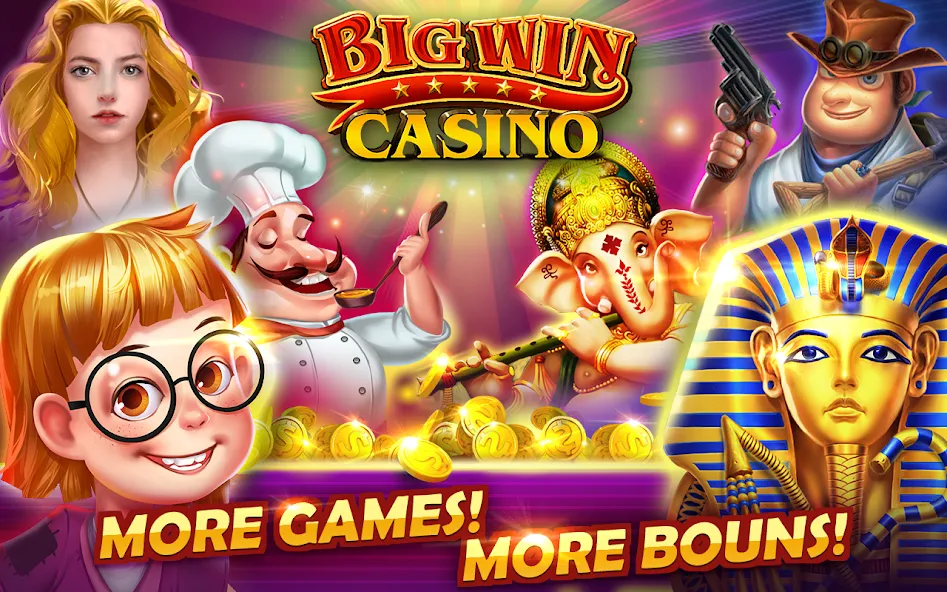 Скачать Big Win - Slots Casino™ — Безлимитные монеты и джекпоты — скриншот 1 Скачать Big Win - Slots Casino™ — Безлимитные монеты и джекпоты — скриншот 1
