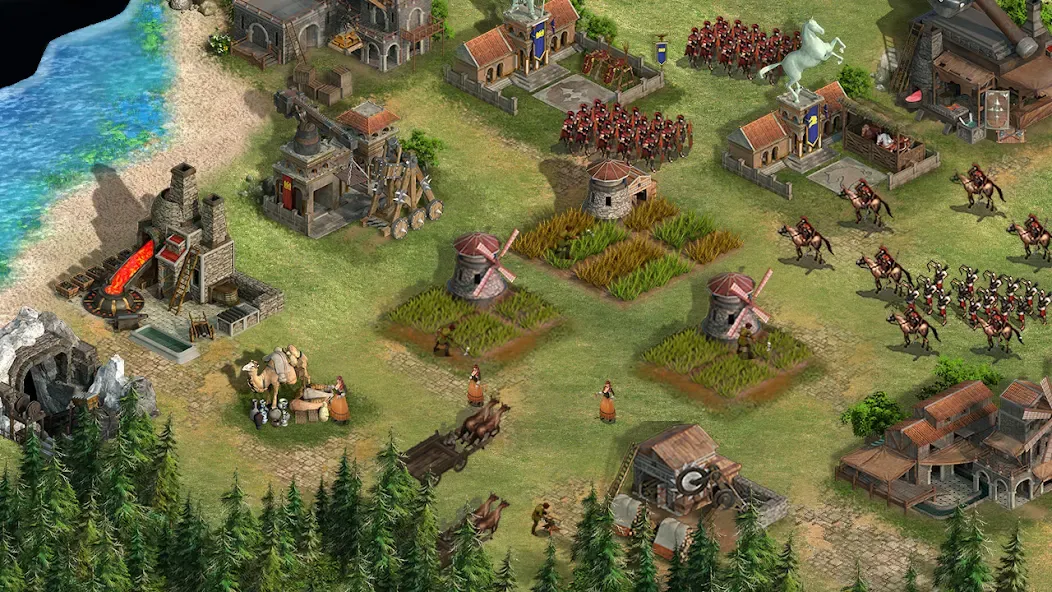 Abyss of Empires:The Mythology на Андроид — Мод Безлимитные ресурсы и ускоренное развитие — скриншот 3