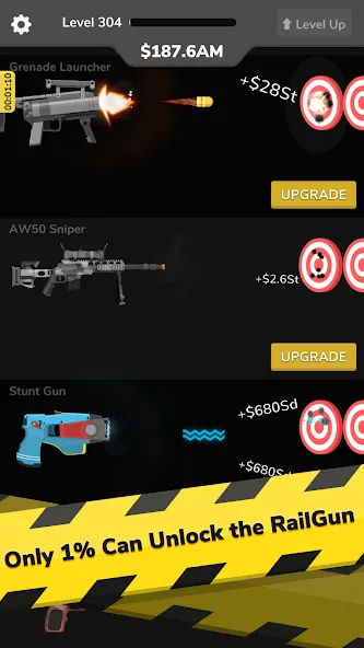 Скачать Gun Idle на Android — Много денег и боеприпасов — скриншот 4