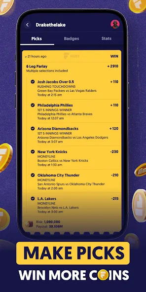 Скачать Fliff - Sports Picks — Спортивные прогнозы без ограничений — скриншот 2