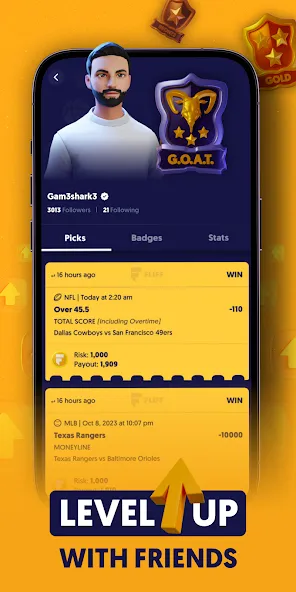 Скачать Fliff - Sports Picks — Спортивные прогнозы без ограничений — скриншот 3