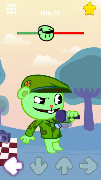 Скачать Flippy Happy Funkers FNF Mod MOD APK — Новые рэп-баттлы и ритмы — скриншот 4