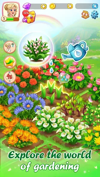 Dream Flower Dressup Mod APK Безлимитные монеты и все наряды — Скачать на Андроид — скриншот 5