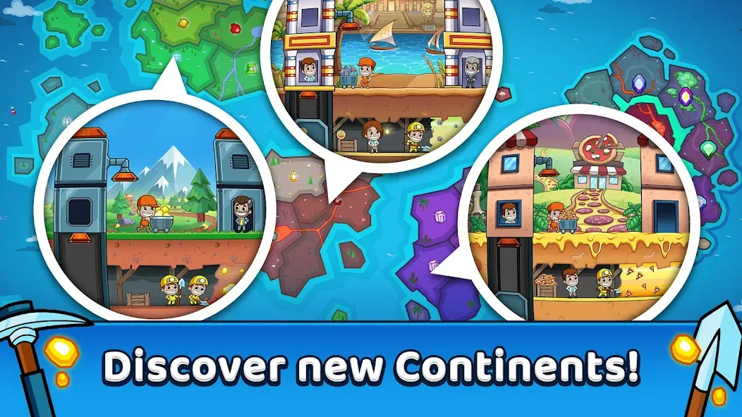 Скачать Idle Miner Tycoon: Gold Games с модом — Безлимитные деньги и много золота — скриншот 4