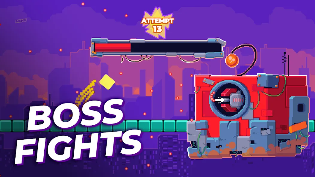The Impossible Game 2 MOD APK на Android — Разблокированы все уровни и скины — скриншот 4