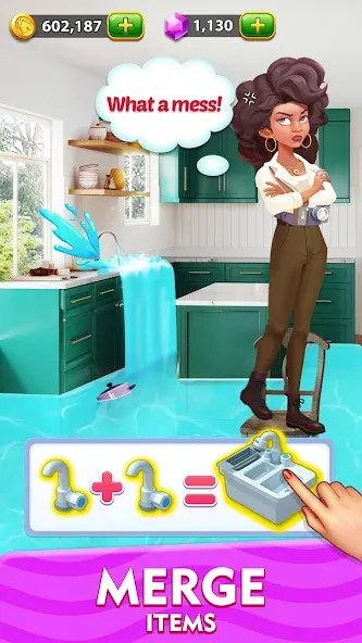 Solitaire Tripeaks Home: Merge Mod APK Без рекламы и много монет — Скачать на Андроид — скриншот 2